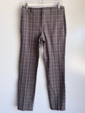 Banana Republic Sloan High Rise Plaid Pants Size 2