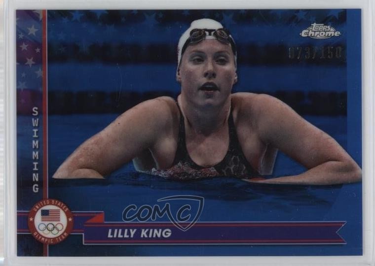 2024 Topps Chrome US Olympic & Paralympic Team and Hopefuls /150 Lilly King 1dm4