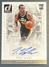Trey Lyles 2015-16 Donruss Signature Series Autograph Rookie Card #ss-tl (5676)