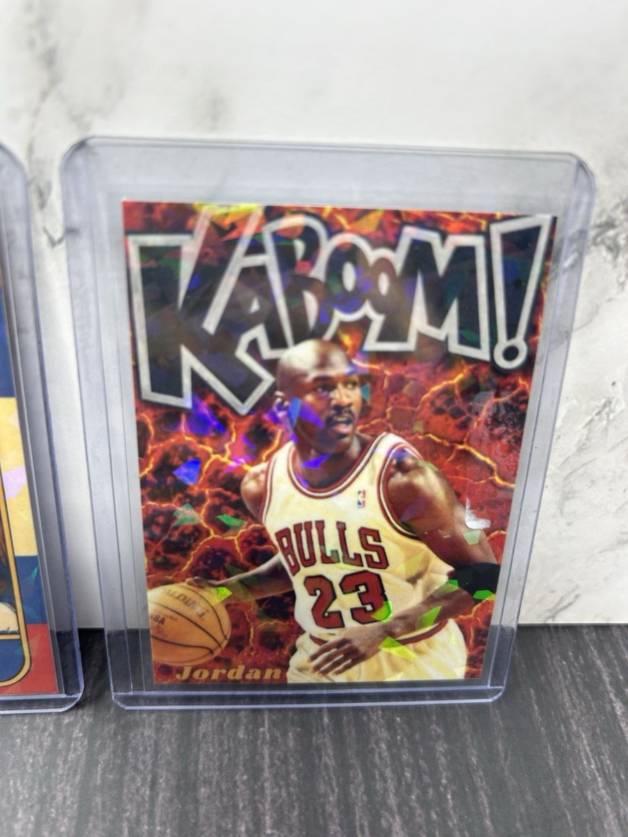 MVP Customs Michael Jordan Kaboom! NBA Sports Trading Card Lot (2