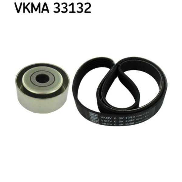 Keilrippenriemensatz Skf Vkma 33132 FüR CitroëN Peugeot C3 I C2-image