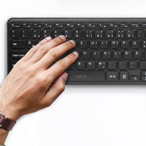 LogiLink Keyboard with Touchpad 2,4G WL - 第 2/10 張圖片