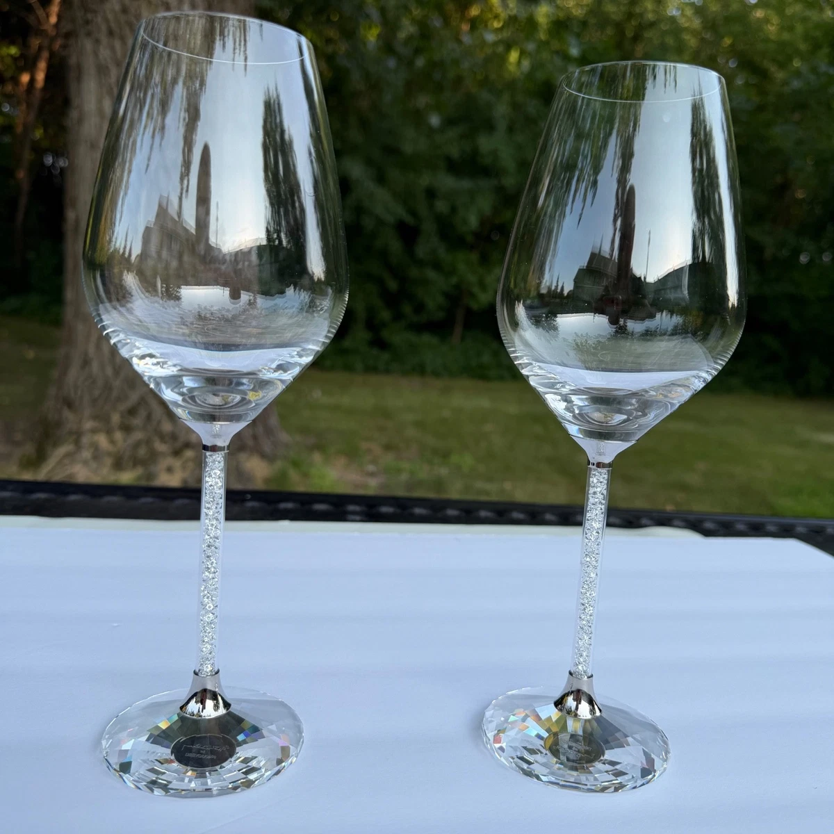 水晶玻璃杯 施华洛世奇水晶玻璃器皿和酒具| eBay