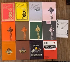 Fulton Playing Cards Bundle Brick Ace October Chinatown Clip Joint Fultonal