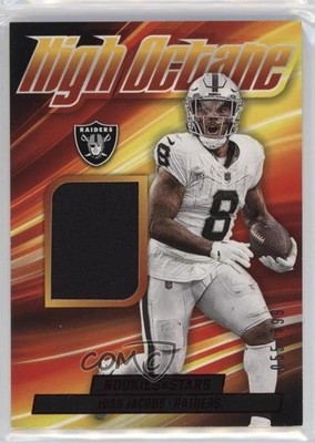 2023 Panini Rookies & Stars High Octane Memorabilia /399 Josh Jacobs #HM-JJ 0nr3
