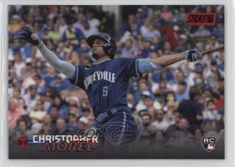 2023 Topps Stadium Club Red Foil Christopher Morel #139 bp9