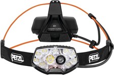 Petzl NAO RL Stirnband-Taschenlampe Schwarz Orange Tasten IPX4 (2. Wahl)