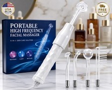 High Frequency Facial Wand 4 in 1 Portable Skin Care Machine Face Massager