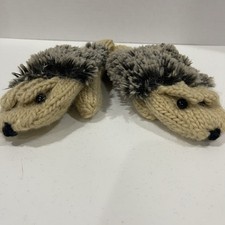 Cute Hedgehog Mittens Adult Size
