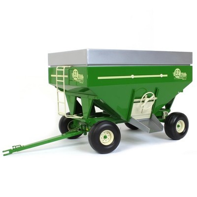 Spec Cast 1/16 Green Stamped Steel E-Z Trail Inc. Grain Wagon Model 500 Cust-853
