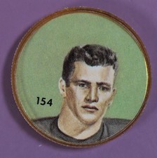 1963 Nalley's CFL Football Coin #154 Steve Cotter B.C. Lions