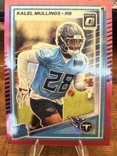 2025 Panini Donruss Optic - Rated Rookie Kalel Mullings #262 Pink Prizm (RC)