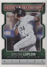 2014 Panini Elite Extra Edition Status Emerald Die-Cut /25 Jordan Luplow #64