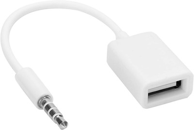 Joyzan USB to Aux Audio Adapter, 3.5Mm Only Used Car Player Male Jack Plug to Fe