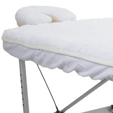 ForPro Premium Fleece Massage Table Pad Set, Extra Soft, Hypoallergenic, Incl...