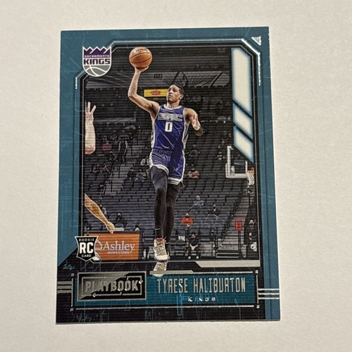 Tyrese Haliburton 2020-21 Panini Chronicles Playbook Rookie Card #188 Kings