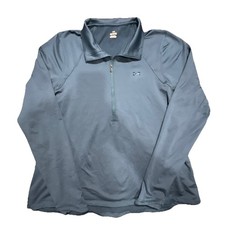 Under Armour Women's Blue / Teal Quarter Zip Pullover Size XL