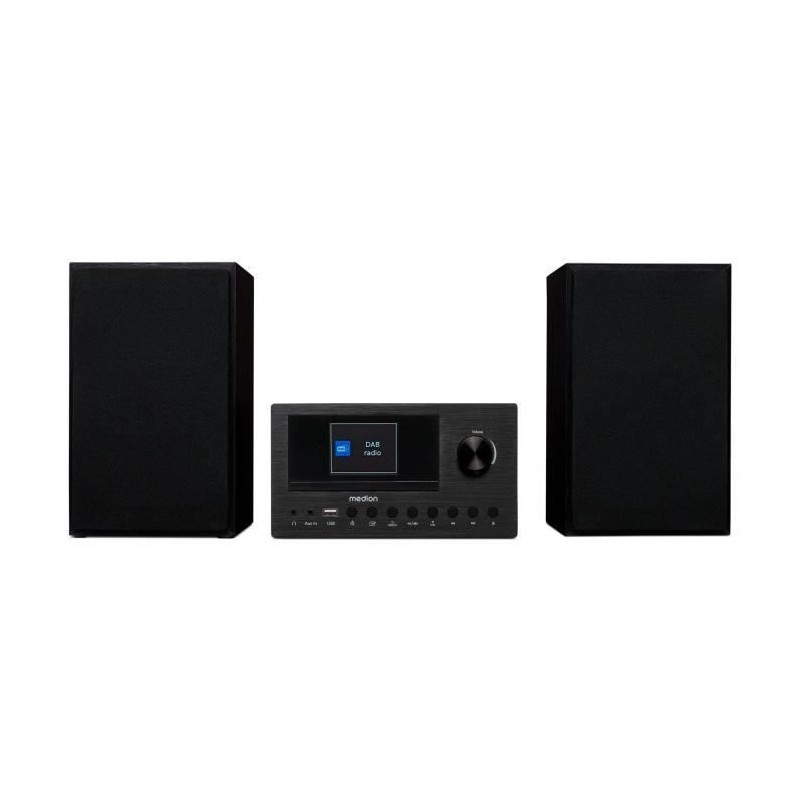 Mini chaîne HiFi MEDION 2x15W RMS avec tuner internet et lecteur CD haute fidélité