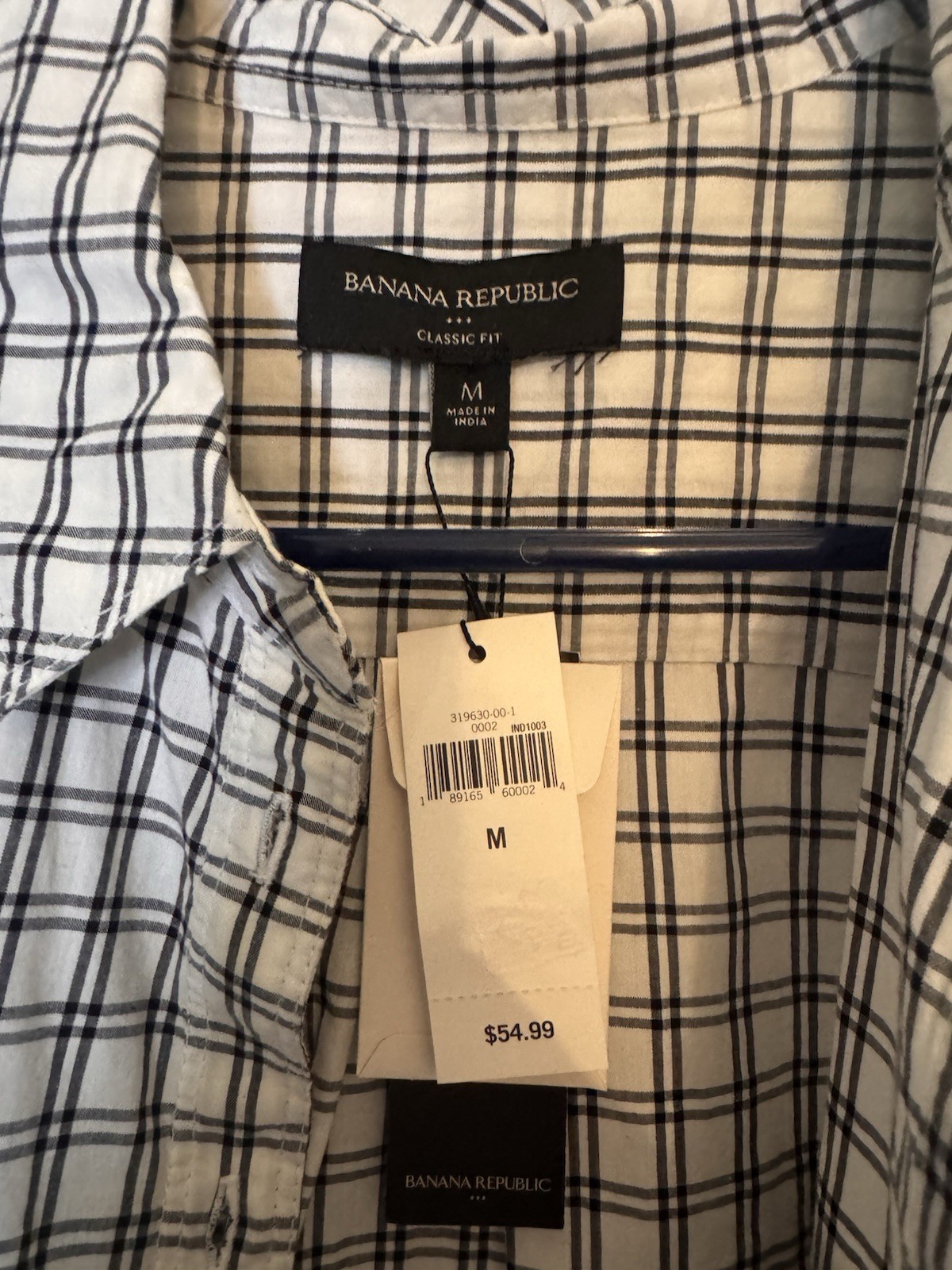 Banana Republic Factory Store-  window pane / plaid womens button down shirt image 4