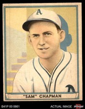 1941 Play Ball #44 Sam Chapman Athletics 3 - VG