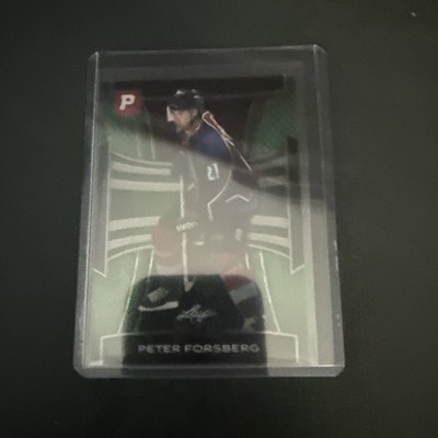 2025 Leaf Metal Peter Forsberg Pre-Production Proof Green Clear 1/1 Avalanche