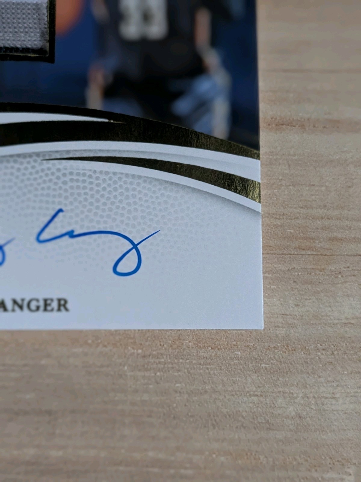 2024-25 Panini Immaculate Danny Granger On-Card Auto Game Worn Patch /99 Pacers view 3