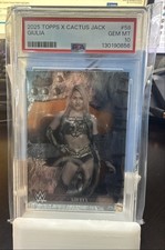 2025 Topps Chrome WWE X Cactus Jack - Giulia, Giulia #58 PSA 10 
