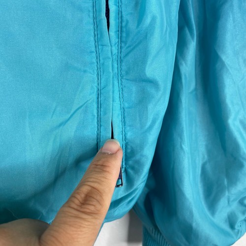 VINTAGE Patagonia Jacket Womens 8 Blue Purple Fleece Lined Made USA 90s Coat - Picture 10 of 21