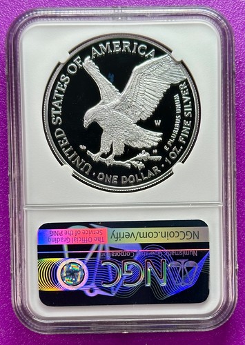2025 W American Silver Eagle 250th Anniversary Army Privy NGC PF69 UC ASE (002) - Picture 2 of 2