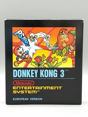 Donkey Kong 3 Nintendo NES OVP Bienengräber NEU NEW RARE!