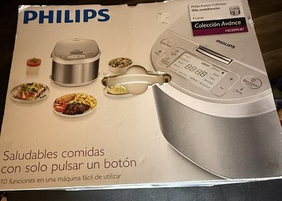 PHILIPS HD3095/87 Avance Collection Multi-cooker Rice Maker 4.25 Quarts - NIB!