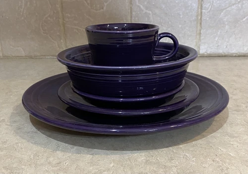 Fiesta Plum 5 Piece Place Setting~Fiestaware