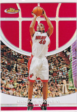 2005-06 Topps Finest - Udonis Haslem #63 Red Refractor 129/169 Miami Heat
