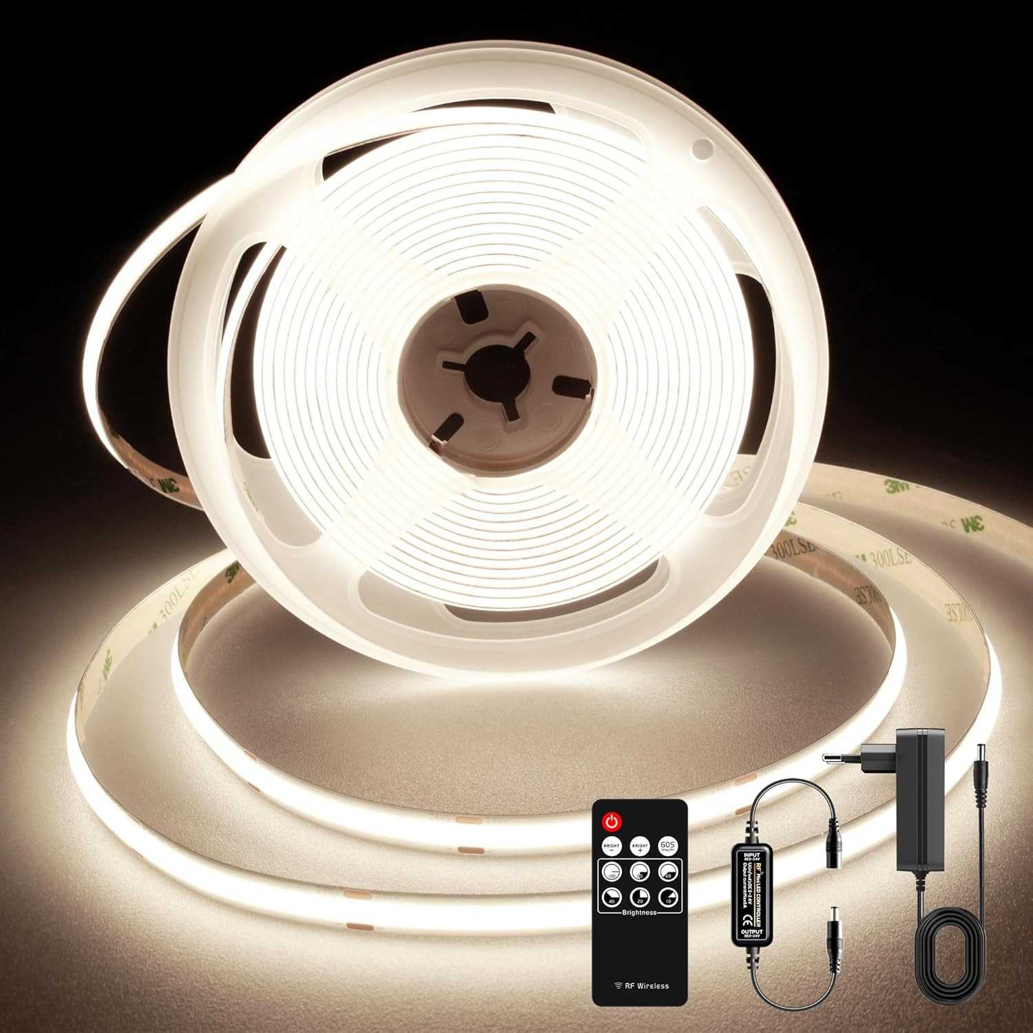 Illuminazione Lineare COB 4000K 2m DC24V Kit Dimmerabile Professionale
