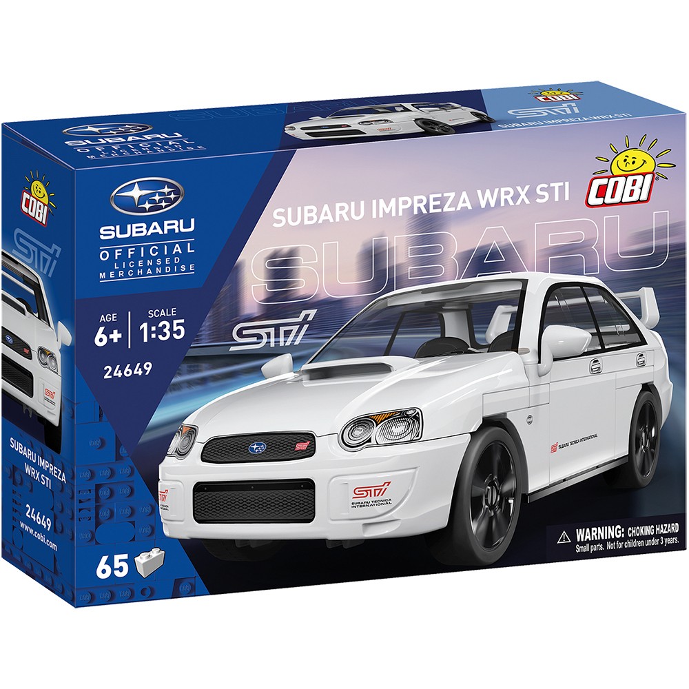 Cobi Subaru Impreza WRX STI 1:35 Scale Construction Set 65 Pieces COBI-24649
