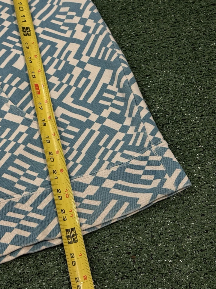 Men’s Y2K style DC shoes zip up blue and white hoodie with a Jesse Pinkman Vibe - Image 4 of 4