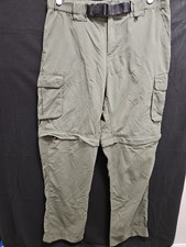 Boy Scouts of America Green Switchback Zip Off Cargo Pants Men s Relaxed Large