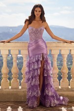 Sherri Hill - Size: 2 - Strapless Sequin Lace Gown - Style: 57043