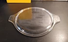 Vintage PYREX Clear Glass LID with Tabs Model Number 475-C8 FREE SHIP