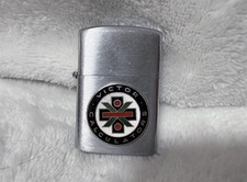 VINTAGE 1984 WELLINGTON JUNIOR VICTOR CALCULATORS METAL FLIP STYLE LIGHTER