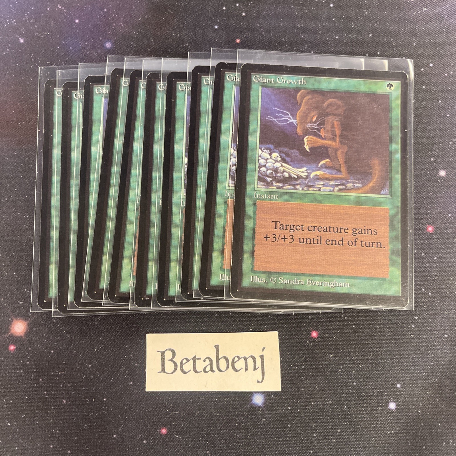 1x MTG Beta Giant Growth from Estate Collection