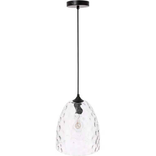 Living District LD2284 Gibson 1 Light 9.8 inch Black Pendant Ceiling Light - Picture 4 of 11