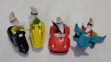 4 Vtg McDonald's Happy Meal Toys -1988 Mac Tonight - Car, JetSki, Plane, Scooter
