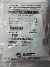 CR3242-4-03 CherryMax Rivets – BACR15FP4B3R–FAA TSO-C148–Aerospace Grade NOS OEM