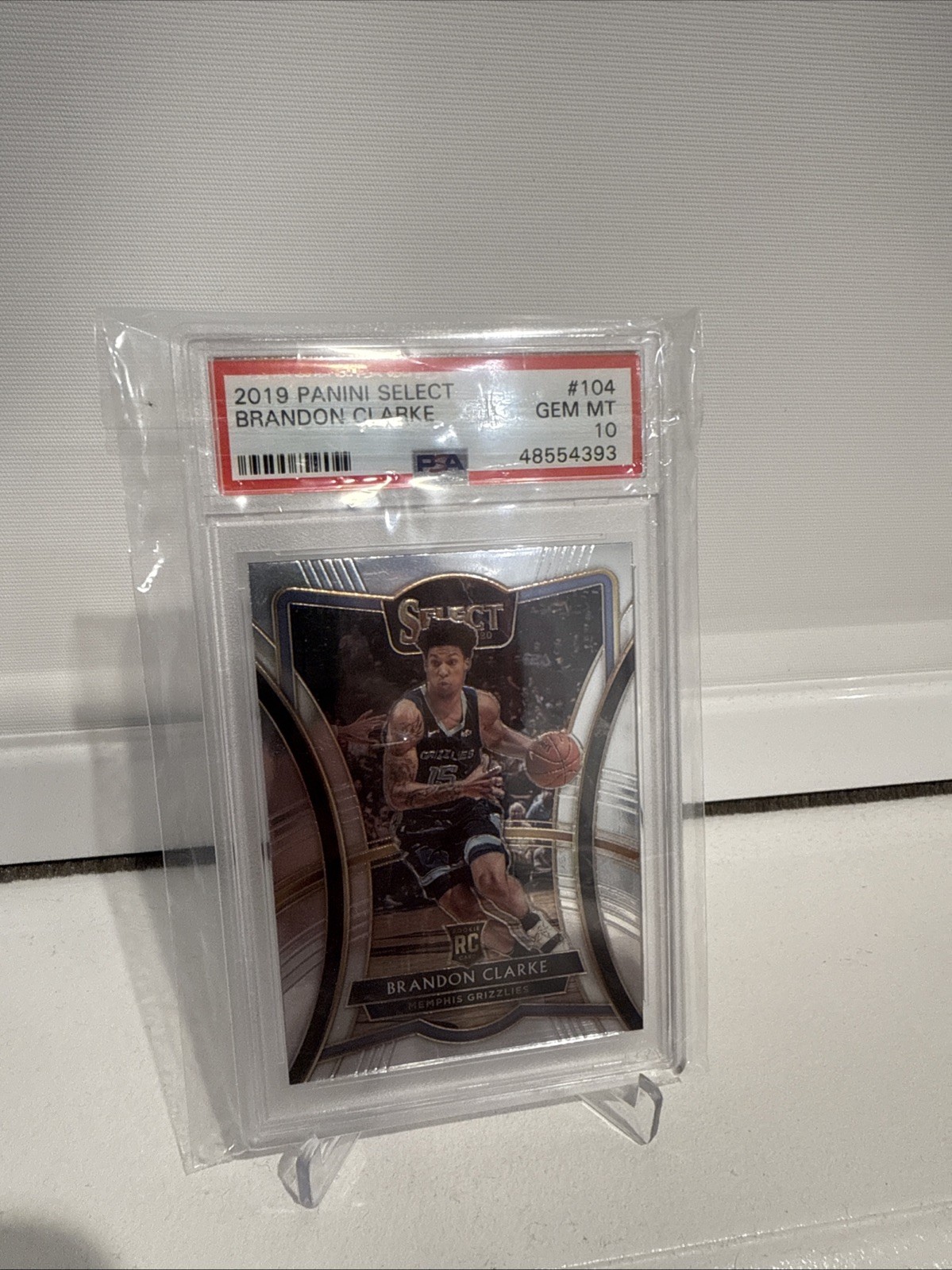2019 Panini Select Premier Level 104 Brandon Clarke Rookie RC PSA 10 GEM MINT