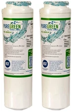 Water Filter PureGreen  Compatible With Whirlpool Pack of 2 NSF Certified