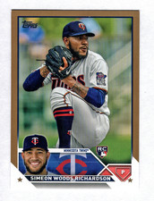 2023 Topps Series 2 Gold RC #479 Simeon Woods-Richardson #/2023 Minnesota Twins