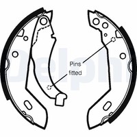 Bremsbacken Hinten FüR Peugeot 205 I 741A/C Cabrio 741B 20D II 20A/C 309 81-88