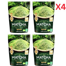 Matcha Bio Japonais 200g (4x50g) - Poudre de Thé Vert Cérémonie, Cuisine