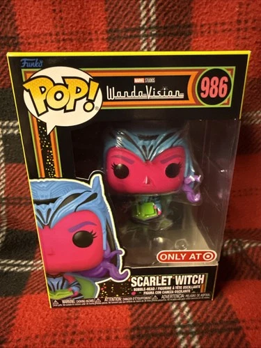 Funko Pop! Vinyl: Marvel - Scarlet Witch (Black Light) - Target (Exclusive) #986